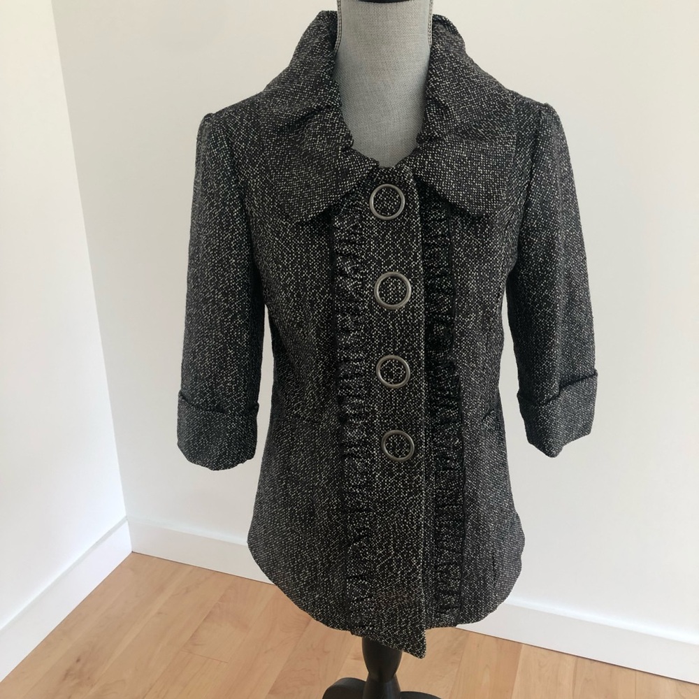 Kensie ruffle coat
